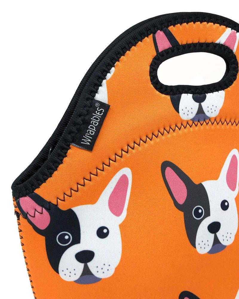 WrapablesÂ® Insulated Neoprene Lunch Bag, Boston Terrier - Image 4